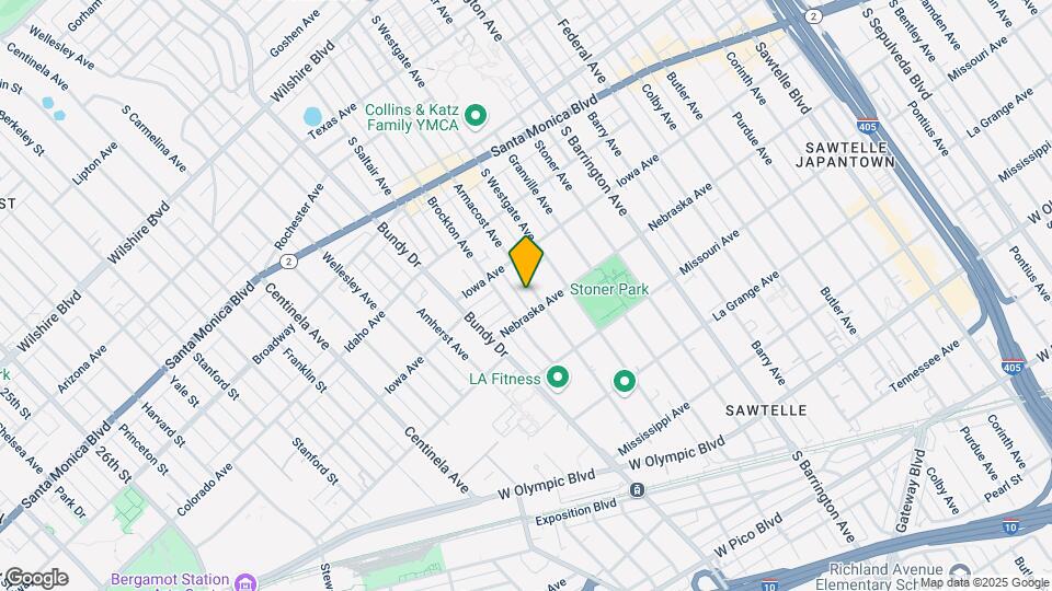1739 Armacost Ave Map and Location Details