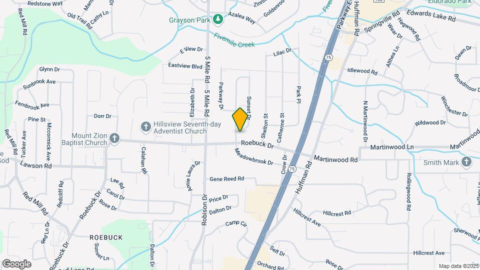805 Meadowbrook Dr Map and Location Details