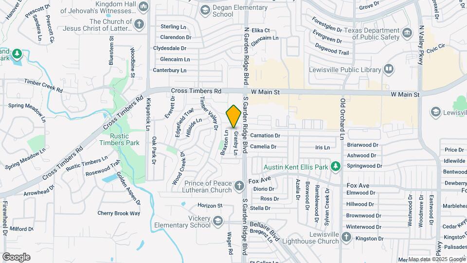 3937 Granby Ln Map and Location Details
