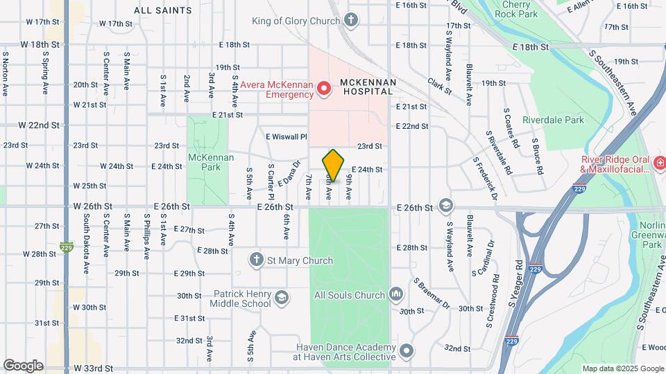 1712 S 8th Ave Map and Location Details