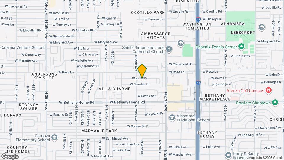 2823 W Keim Dr Map and Location Details