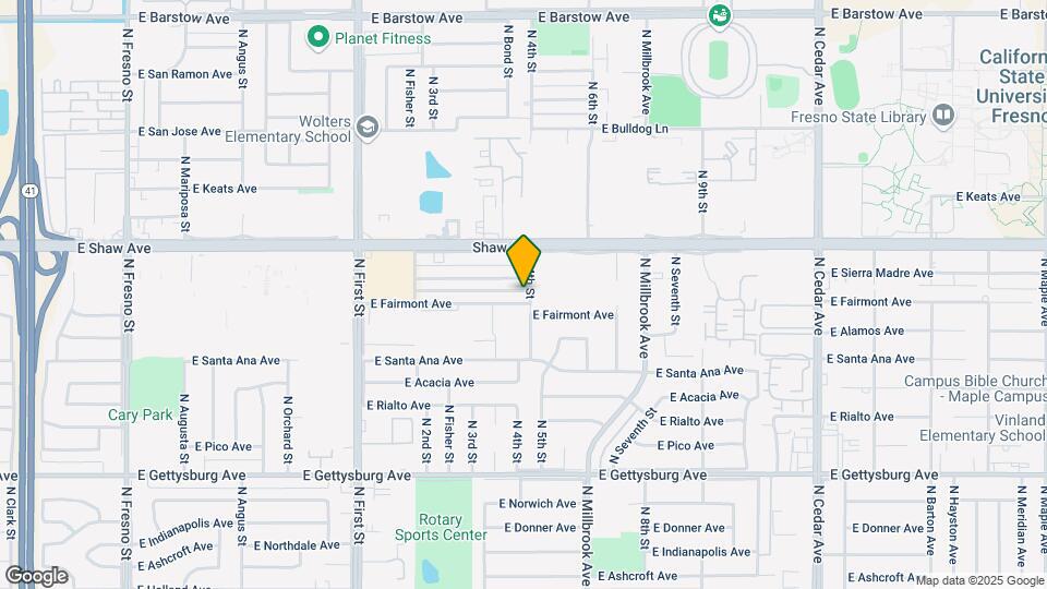3397 E Fairmont Ave Mapa y Detalles de la Ubicación