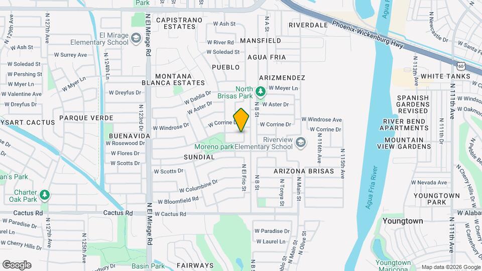 11915 W Rosewood Dr Map and Location Details