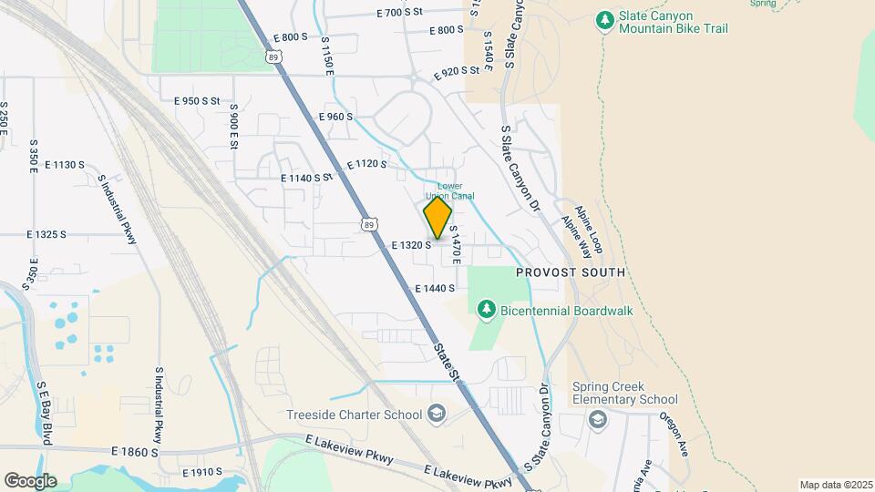 1411 E 1320 S Map and Location Details