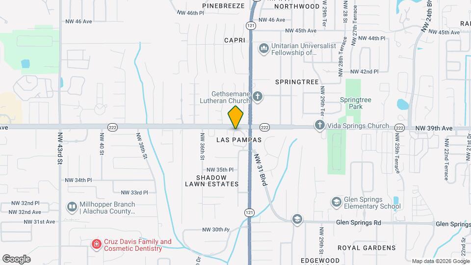 3468 NW 37th Ave Map and Location Details