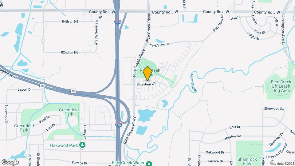 1875 Bluestem Ln Map and Location Details