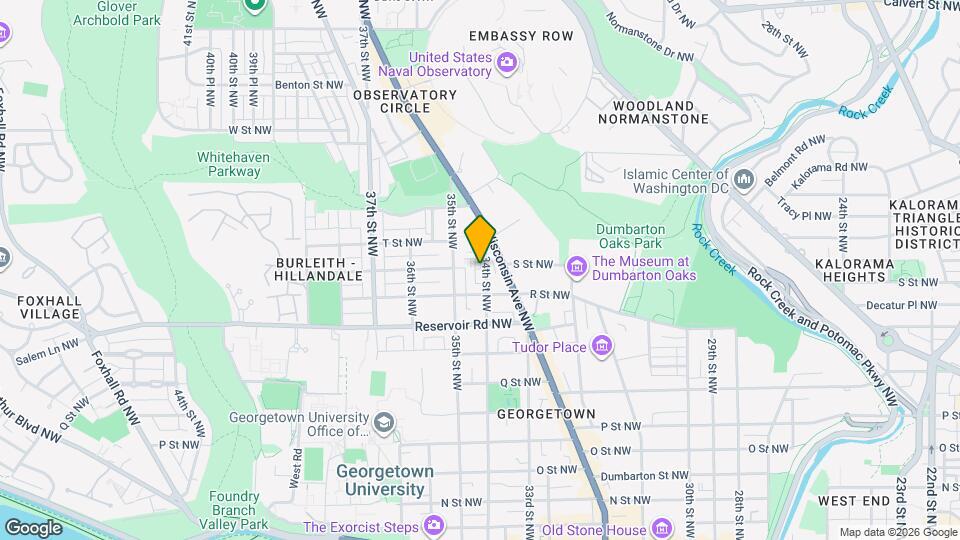 1724 34th St NW Map and Location Details