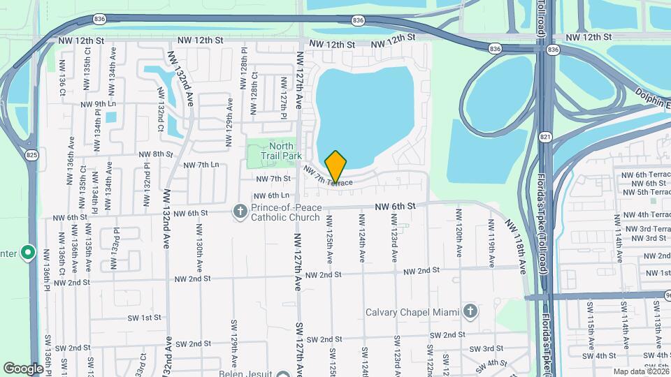 12447 NW 7th St Map and Location Details