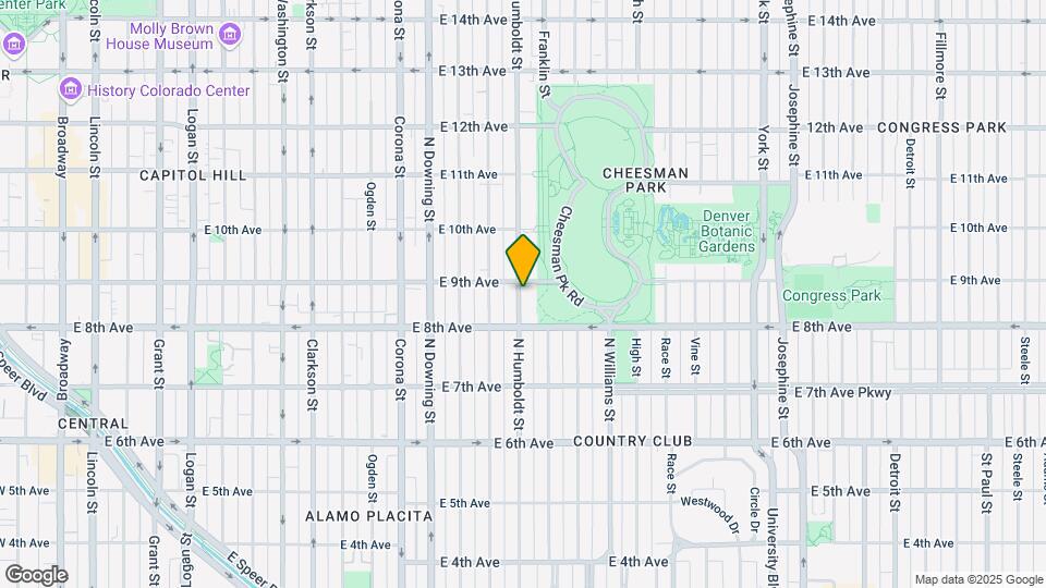 850 Humboldt St, Unit 3 Mapa y Detalles de la Ubicación