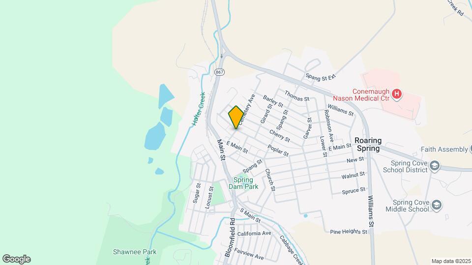 304 Poplar St Map and Location Details