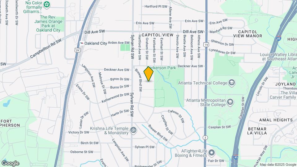 832 Burchill St SW Mapa y Detalles de la Ubicación