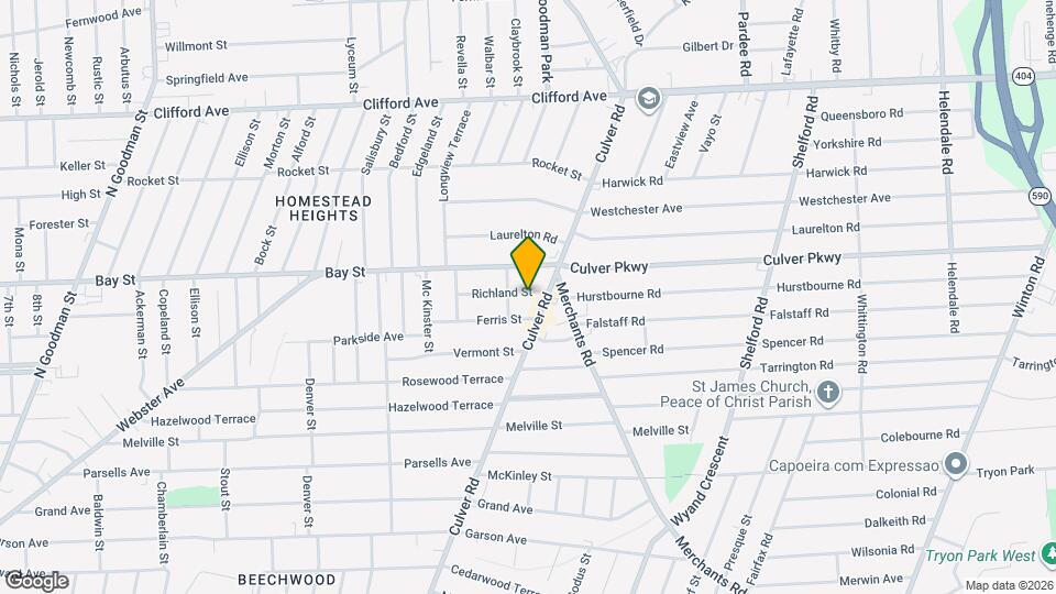 25 Richland St Map and Location Details