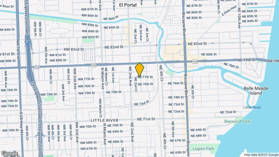 290 NE 77th St Map and Location Details