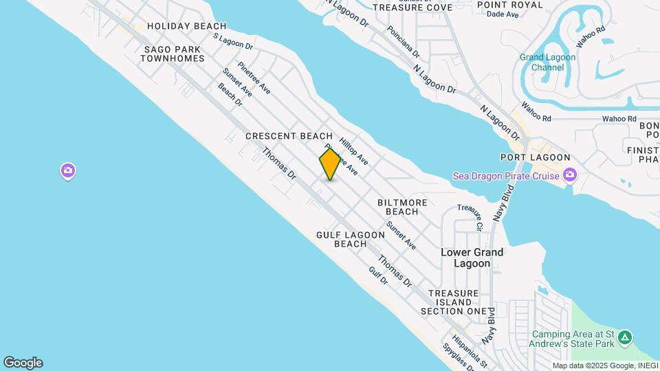 5812 Beach Dr-Unit -B Map and Location Details