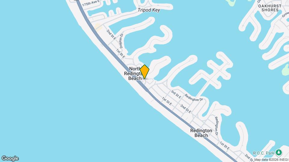 16613 Gulf Blvd Map and Location Details