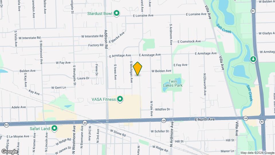 934 S Harvard Ave Map and Location Details