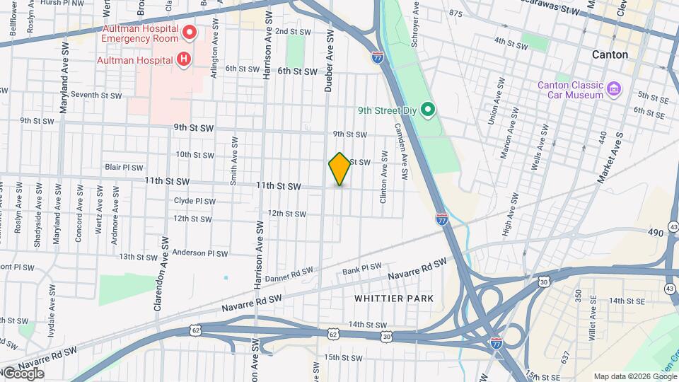 1101 Garfield Ave SW Map and Location Details