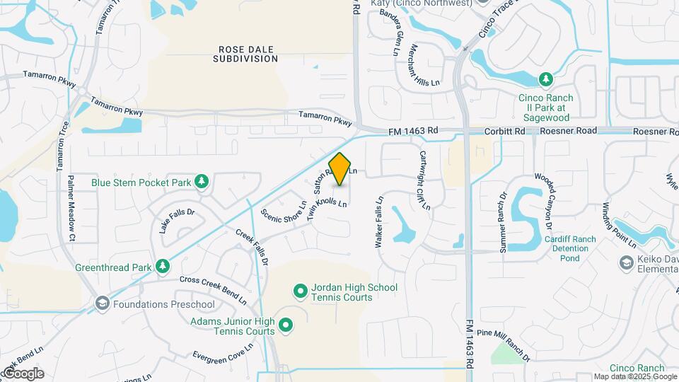 3515 Big Hickory Ct Map and Location Details