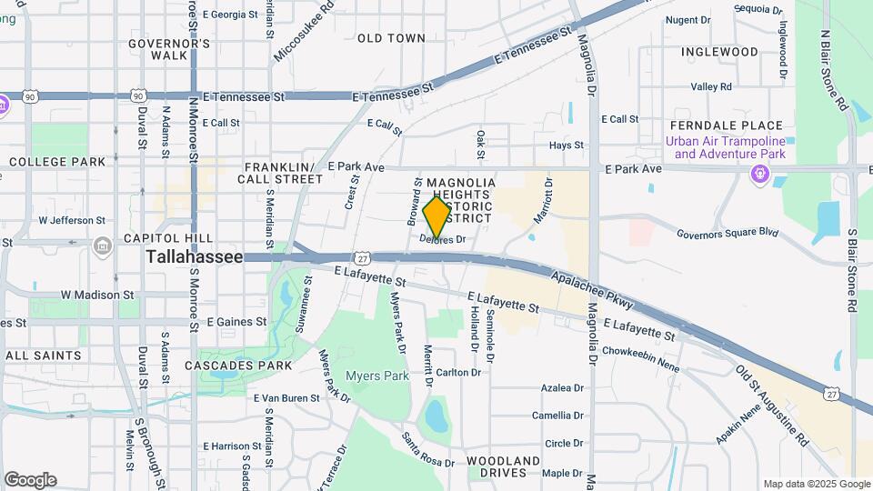 911 Delores Dr Map and Location Details