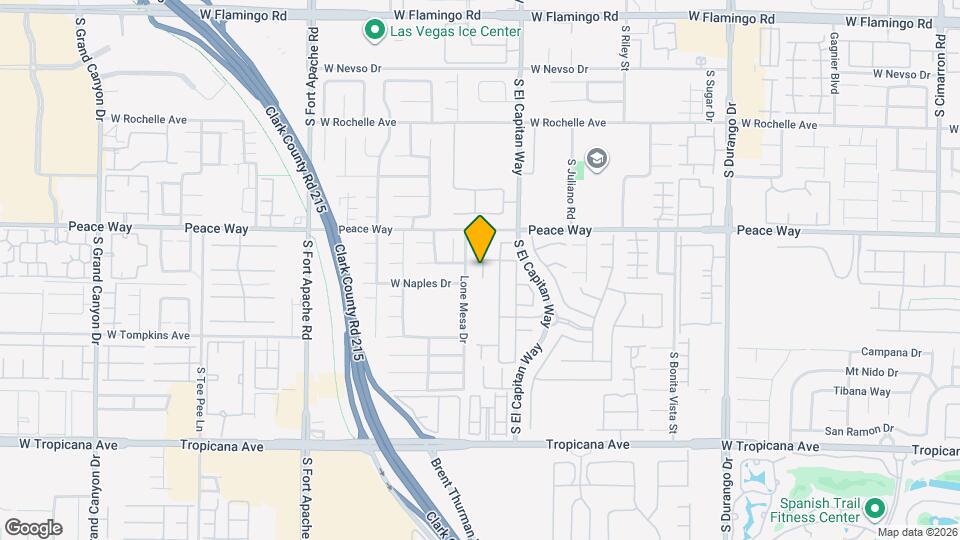 4595 Barnes Ct Map and Location Details