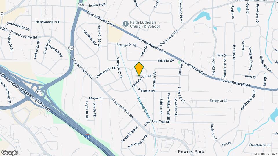 2203 Clearwater Dr SE Map and Location Details