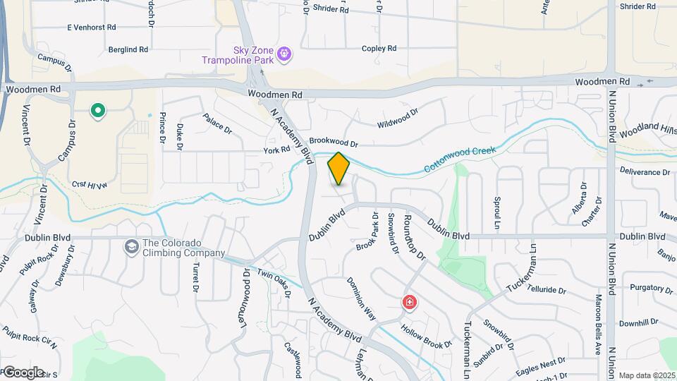 6621 Dublin Loop W Map and Location Details