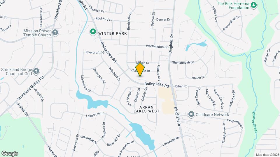 1607 Silver Ridge Ct Map and Location Details