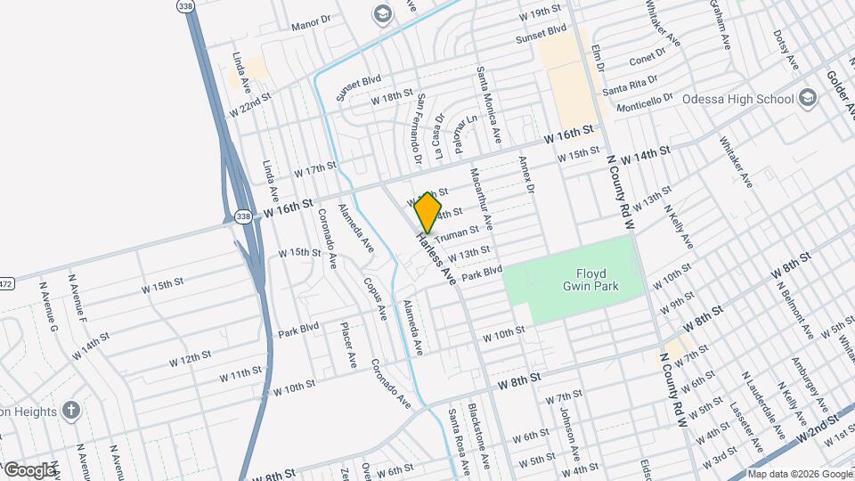 1322 Harless Ave Map and Location Details