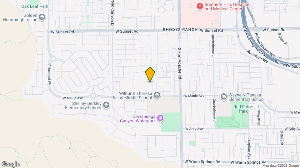 9584 Bandera Creek Ave Map and Location Details