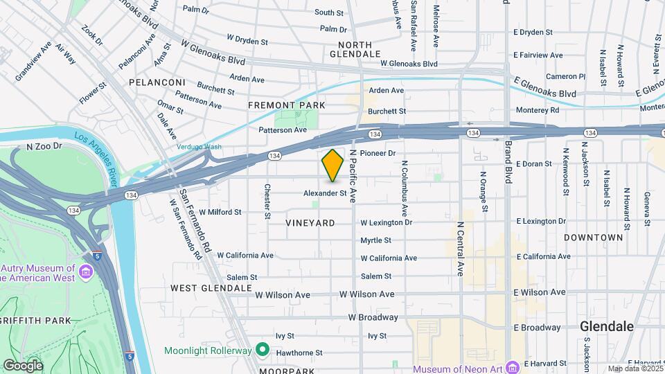 529 Alexander St Mapa y Detalles de la Ubicación
