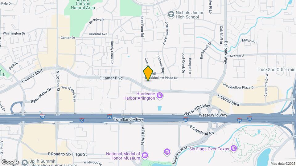 1701 E Lamar Blvd Map and Location Details