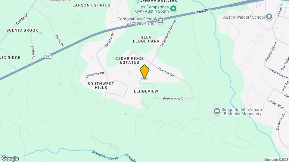 9901 Ledgestone Terrace Map and Location Details