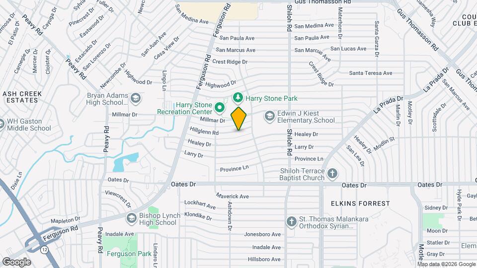 2508 Hillglenn Rd Map and Location Details