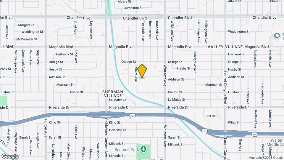12630 Addison St. Map and Location Details