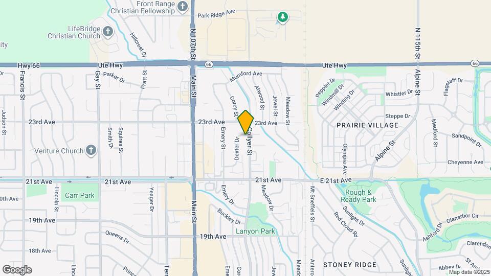 2229 Collyer St Map and Location Details