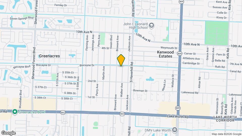 361 Walker Ave Map and Location Details