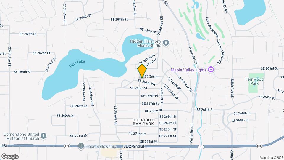 21806 SE 265th Wy Map and Location Details