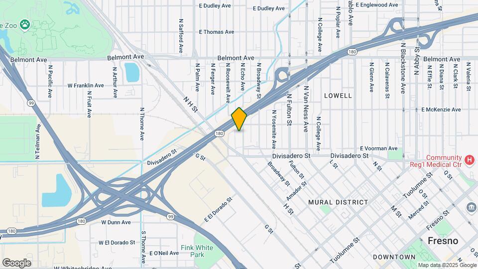 157 N Echo Ave Map and Location Details