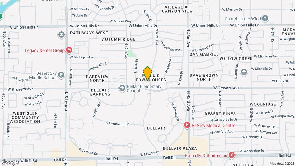 17818 N 45th Ave Map and Location Details