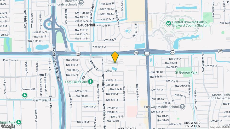 4384 NW 9th St. Map and Location Details