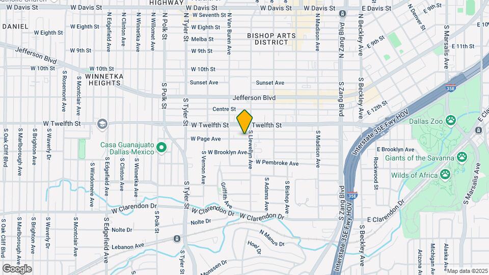 611 W Page Ave Map and Location Details