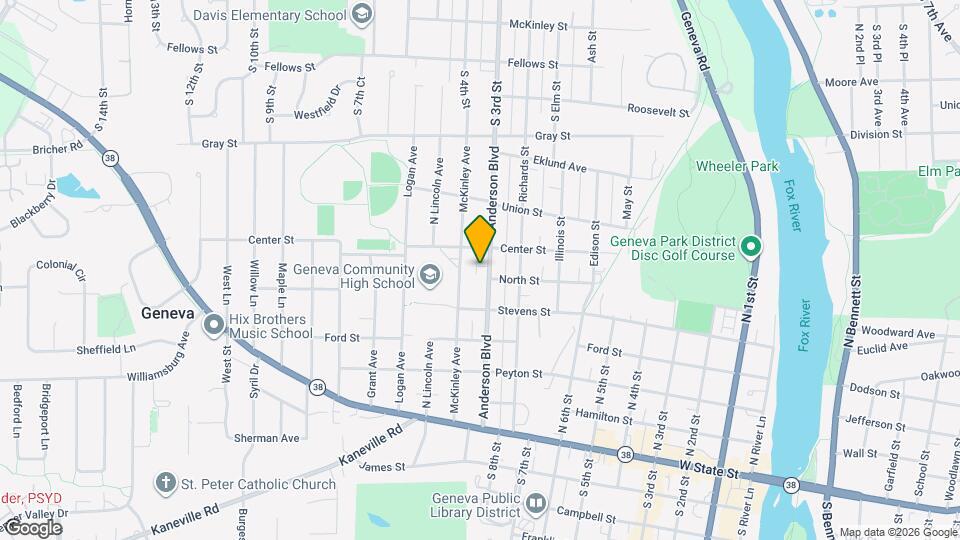 508 Anderson Blvd Map and Location Details