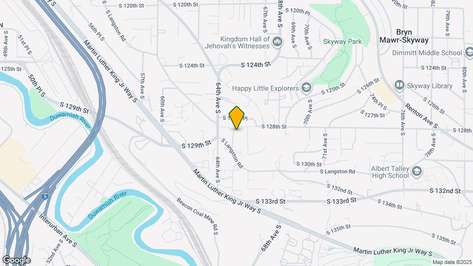 12810 65th Ave S Map and Location Details