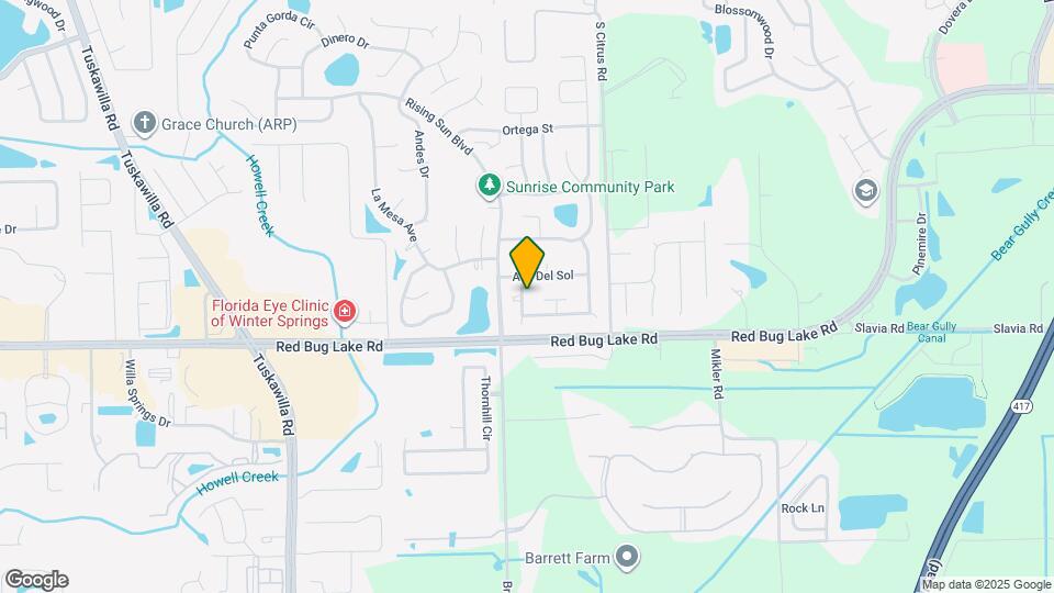 1409 Madrid Way Map and Location Details