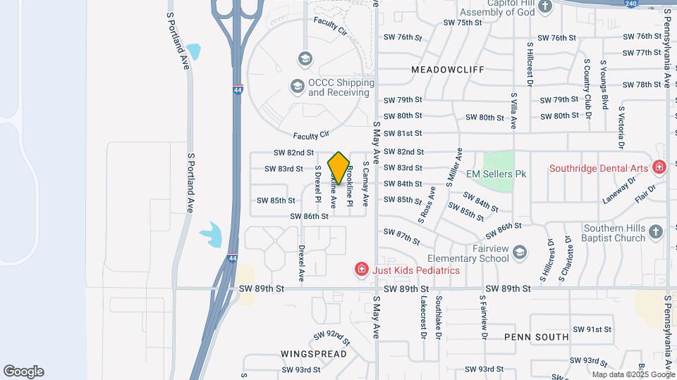 8504 Brookline Ave Map and Location Details