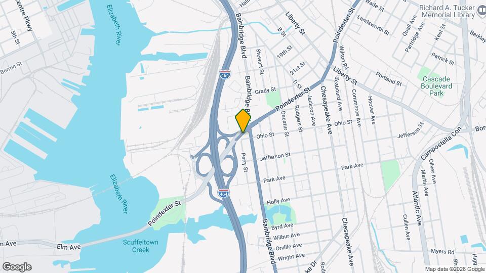 1151 Perry St Map and Location Details