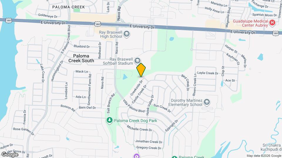 608 Creekside Dr Map and Location Details