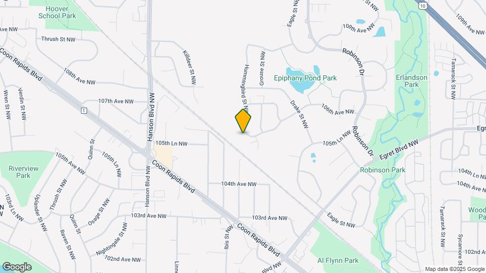 10618 Hummingbird St NW Map and Location Details