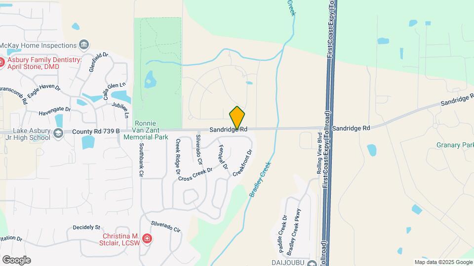 2387 Creekfront Dr Map and Location Details