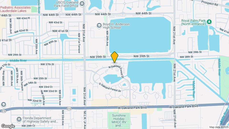 2851 N Oakland Forest Dr Map and Location Details